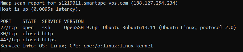 Сетевой профиль VPS-хаба