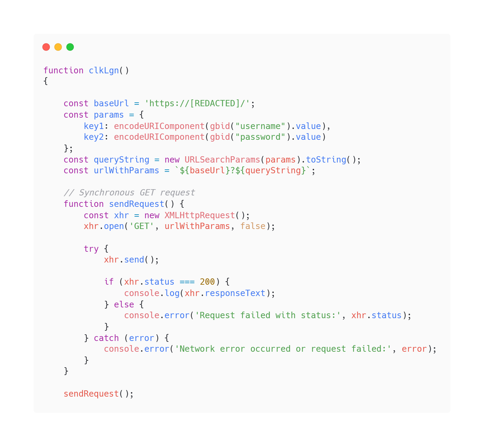 Рисунок 16. Модифицированная функция clkLgn