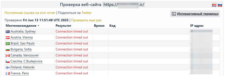 Рисунок 30. Объявление в дарквебе о DDoS-атаке на сайт иранского госучреждения