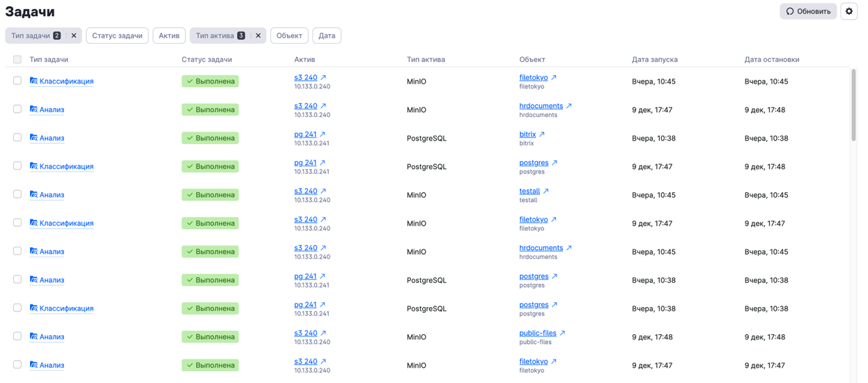 Единый интерфейс для управления задачами