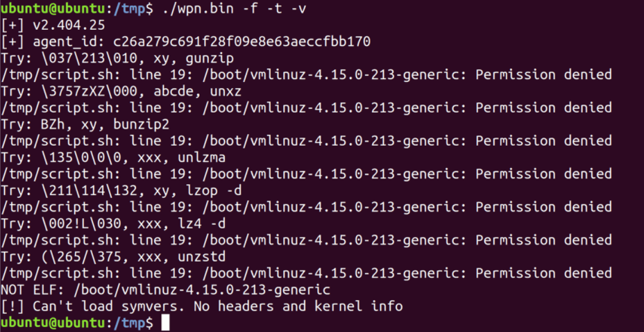 Рисунок 15. Работа расширенной версии скрипта