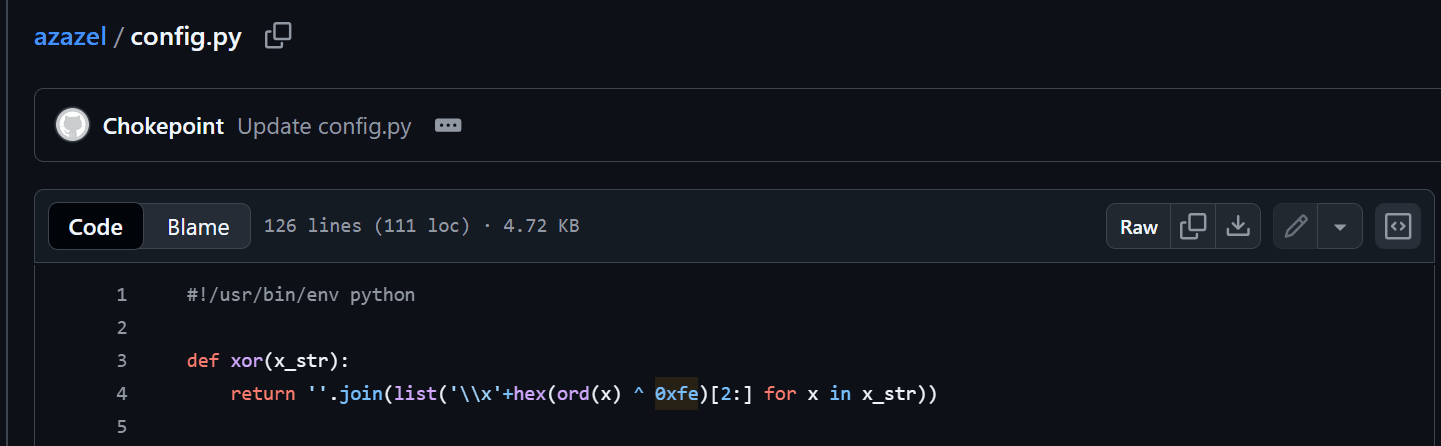 Рисунок 31. Механизм шифрования строк в Azazel