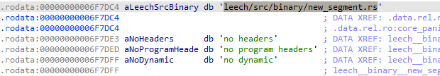 Рисунок 41. Название крейта, в котором реализована функция патчинга