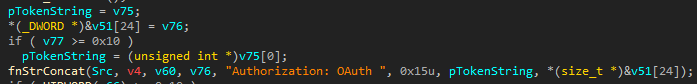 Generating a request to Yandex.Disk