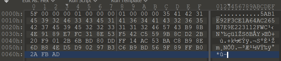Fragment of detected traffic