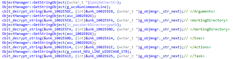 Figure 41. Creating end for the XML file