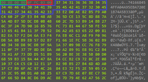 Data decrypted at the first stage