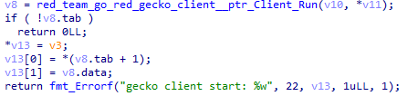 Starting beacon functionality