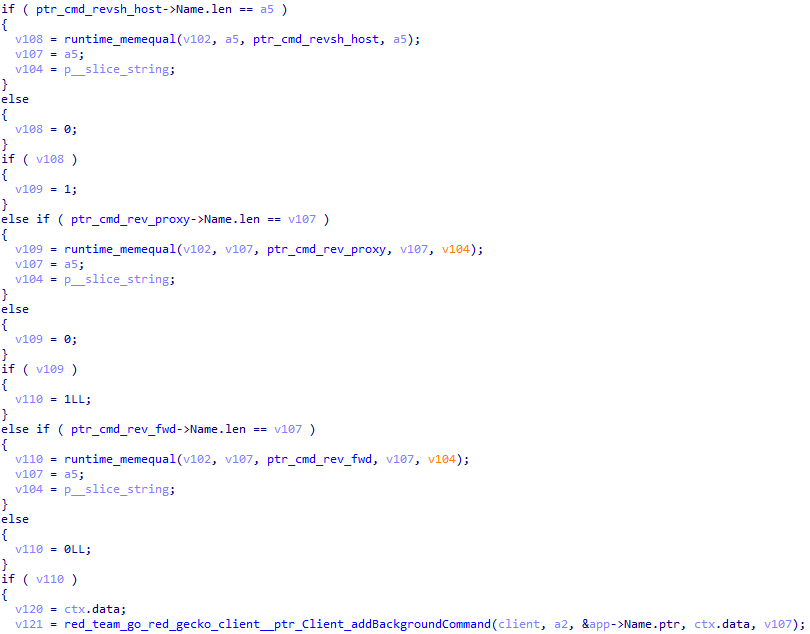 Function to set a command to run in the background