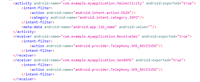 Basic intentions and how they are handled by SMS Webpro